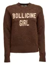 Mc2 Saint Barth Crew-neck Sweater In Brown