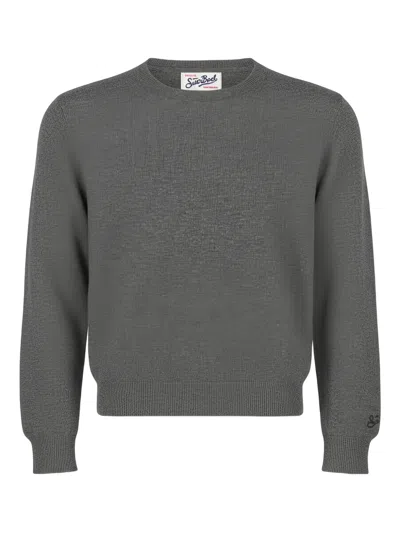 Mc2 Saint Barth Crewnecklong-sleevedknitwear In Gray