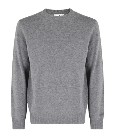 Mc2 Saint Barth Crew Neck Sweater In Gray