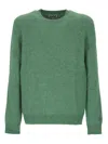 Mc2 Saint Barth Crew-neck Sweater In Green