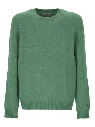 Mc2 Saint Barth Crew-neck Sweater In Green