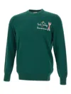Mc2 Saint Barth Crew-neck Sweater In Green