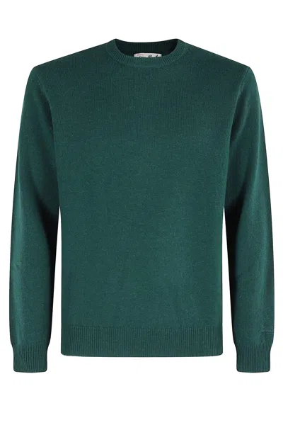 Mc2 Saint Barth Crew Neck Sweater In Green