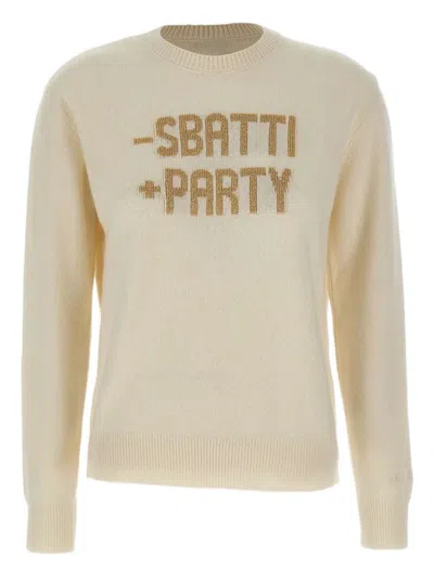 Mc2 Saint Barth Crew-neck Sweater In Neutral
