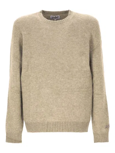 Mc2 Saint Barth Crew-neck Sweater In Neutral