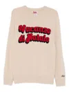 Mc2 Saint Barth Heron Vacanze Logo Crew-neck Sweater In Pink