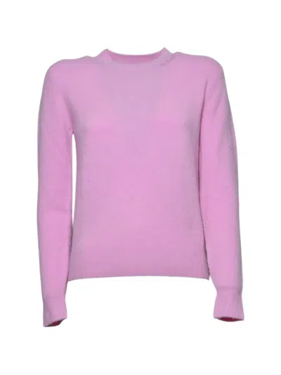 Mc2 Saint Barth Crew Neck Sweater In Pink