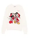 Mc2 Saint Barth Crew Neck Sweater In White