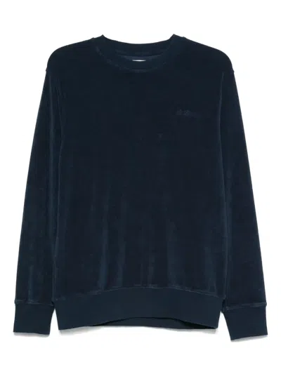 Mc2 Saint Barth Crew-neck Sweatshirt In Blue