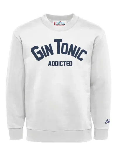 Mc2 Saint Barth Logo Crew Neck Sweatshirt In Multi