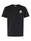 Mc2 Saint Barth Austin T Shirt With Embroidery And Breast Pocket In Schwarz