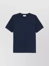 Mc2 Saint Barth Crew Neck Plain Design Short Sleeves In Blue