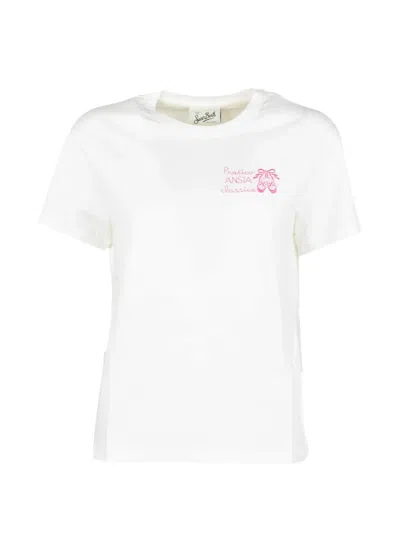 Mc2 Saint Barth Crew-neck T-shirt In White