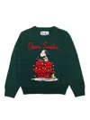 Mc2 Saint Barth Crewneck Jaquard Sweater In Multi