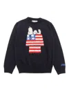 Mc2 Saint Barth Crewneck Jaquard Sweater In Multi