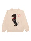 Mc2 Saint Barth Crewneck Jaquard Sweater In Multi