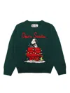 Mc2 Saint Barth Crewneck Jaquard Sweater In Multicolor