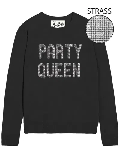 Mc2 Saint Barth Crewneck Nordic Sweater Clothing In Black