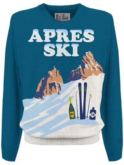 Mc2 Saint Barth Crewneck Sweater Clothing In Blue