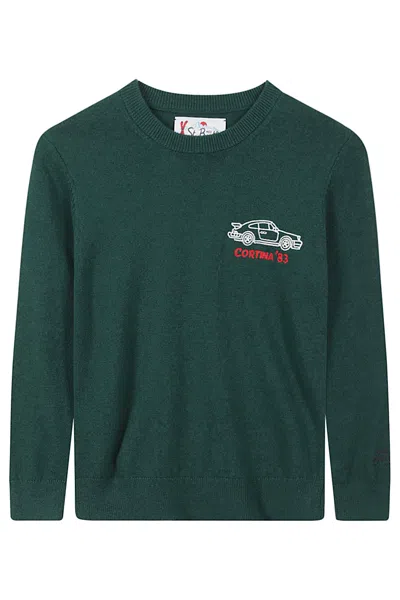 Mc2 Saint Barth Kids' Crewneck Sweater In Emb