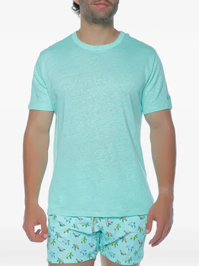 Mc2 Saint Barth Crew-neck T-shirt In Blue