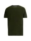 Mc2 Saint Barth Dark Green Solid T-shirt In Green