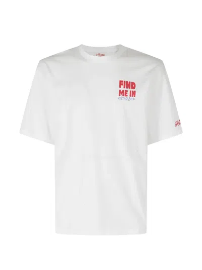 Mc2 Saint Barth Crew-neck T-shirt In White