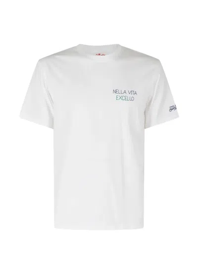 Mc2 Saint Barth Crew-neck T-shirt In White
