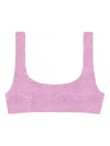 Mc2 Saint Barth Bralette Bikini Top With Crinkle Textured Fabric