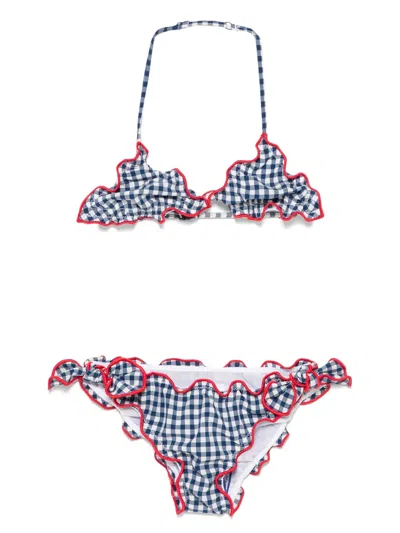 Mc2 Saint Barth Kids' Cris Bikini In Blue
