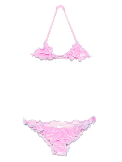 Mc2 Saint Barth Kids' Cris Bikini In Pink