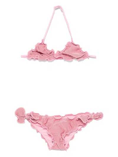 Mc2 Saint Barth Kids' Cris Bikini In Pink