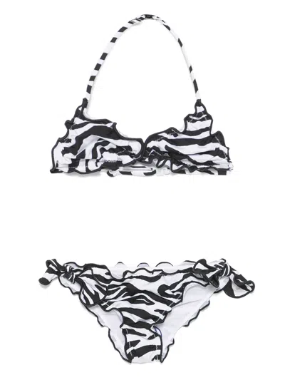 Mc2 Saint Barth Kids' Cris Bikini In White