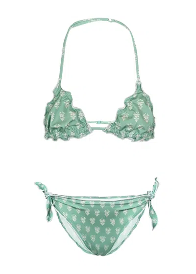 Mc2 Saint Barth Cris Radical Buti Bikini In Green