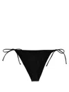 Mc2 Saint Barth Woman Swim Briefs With Black Rhinestones In Black