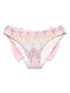 Mc2 Saint Barth Crochet-knit Bikini Bottoms In Pink