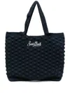 Mc2 Saint Barth Crochet-knit Tote Bag In Blue