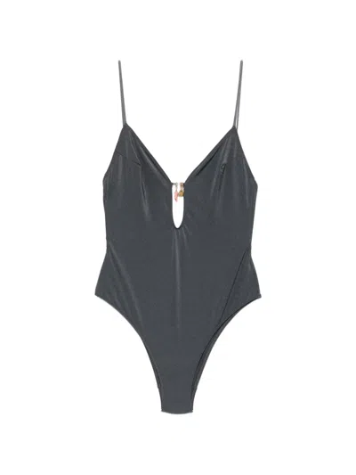 Mc2 Saint Barth Crunchy Charm-detail Swimsuit In Multi
