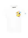 Mc2 Saint Barth Cryptopuppets Ducky-print T-shirt In White