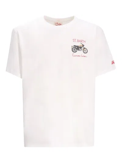 Mc2 Saint Barth Curves Lover T-shirt In Neutral