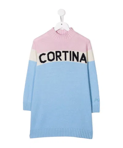 MC2 SAINT BARTH CUTIE INTARSIA-KNIT DRESS