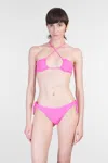 Mc2 Saint Barth Dahlia Beachwear In Fuxia Polyamide In Pink