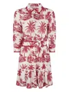 Mc2 Saint Barth Daisi Short Dress With D Belt By  In Multi