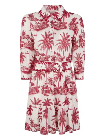 MC2 SAINT BARTH DAISI BELTED MINI DRESS