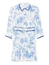 Mc2 Saint Barth Woman Toile De Jouy Linen Dress Daisy