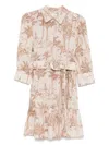 Mc2 Saint Barth Beige Daisi Mini Dress