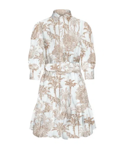 Mc2 Saint Barth Daisi Mini Dress In Neutral