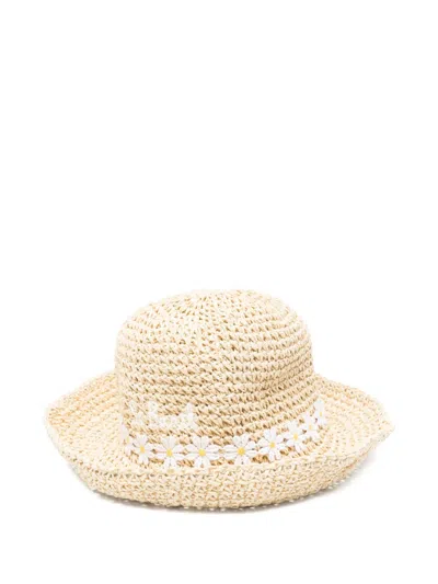 Mc2 Saint Barth Daisy-embroidered Sun Hat
