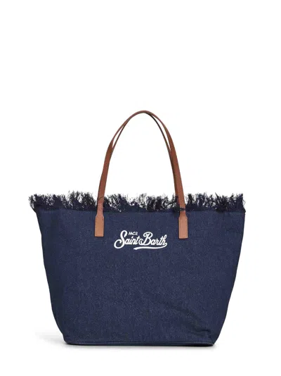 Mc2 Saint Barth Dark Blue City Regular Shopping Bag