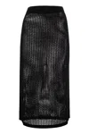 Mc2 Saint Barth Darline - Crochet Midi Skirt